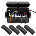 RESTMO Extra Large Outdoor Weatherproof Box w 6 Cable Entry - Holiday