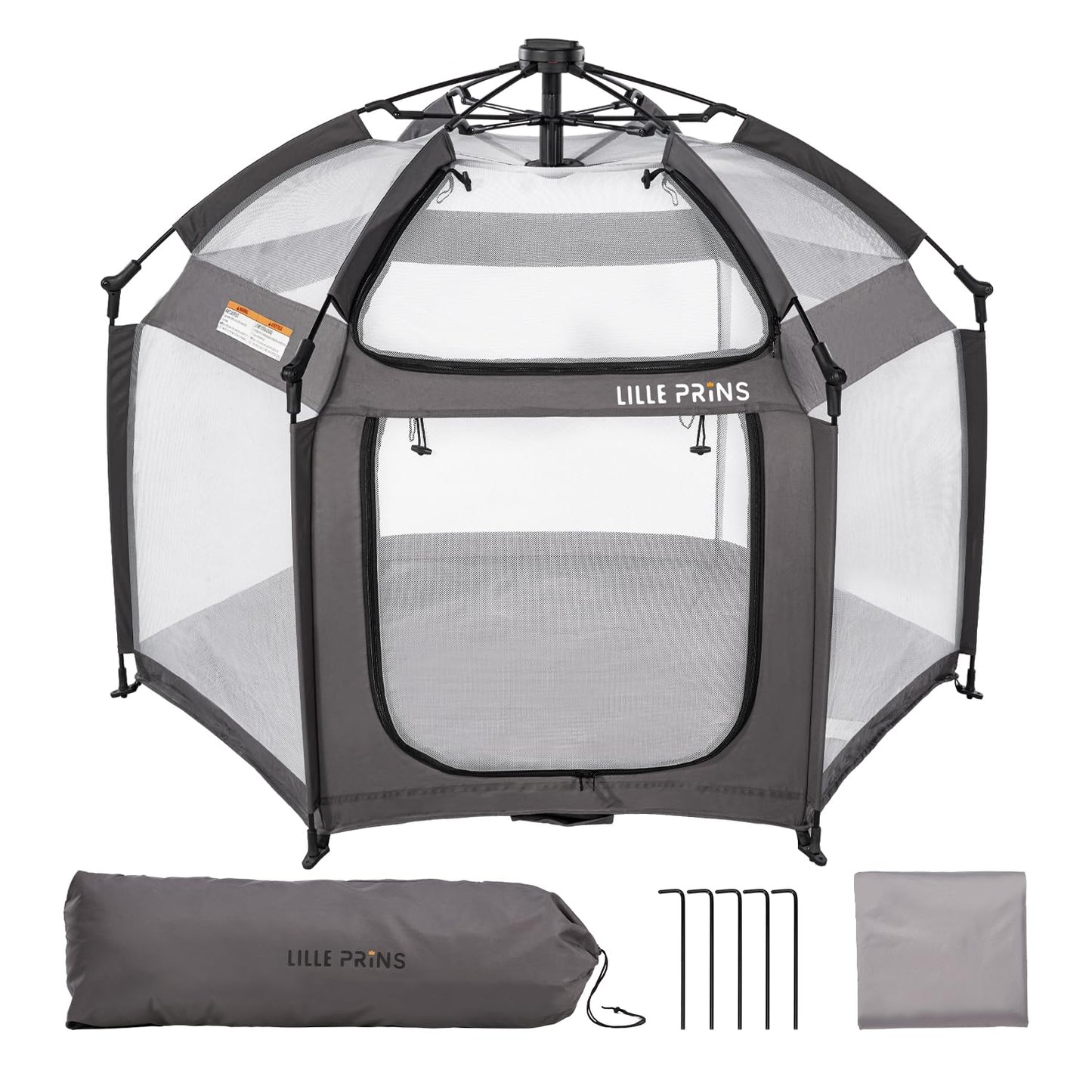 1-Second Baby Playpen: Instant Sun & Bug Protection!