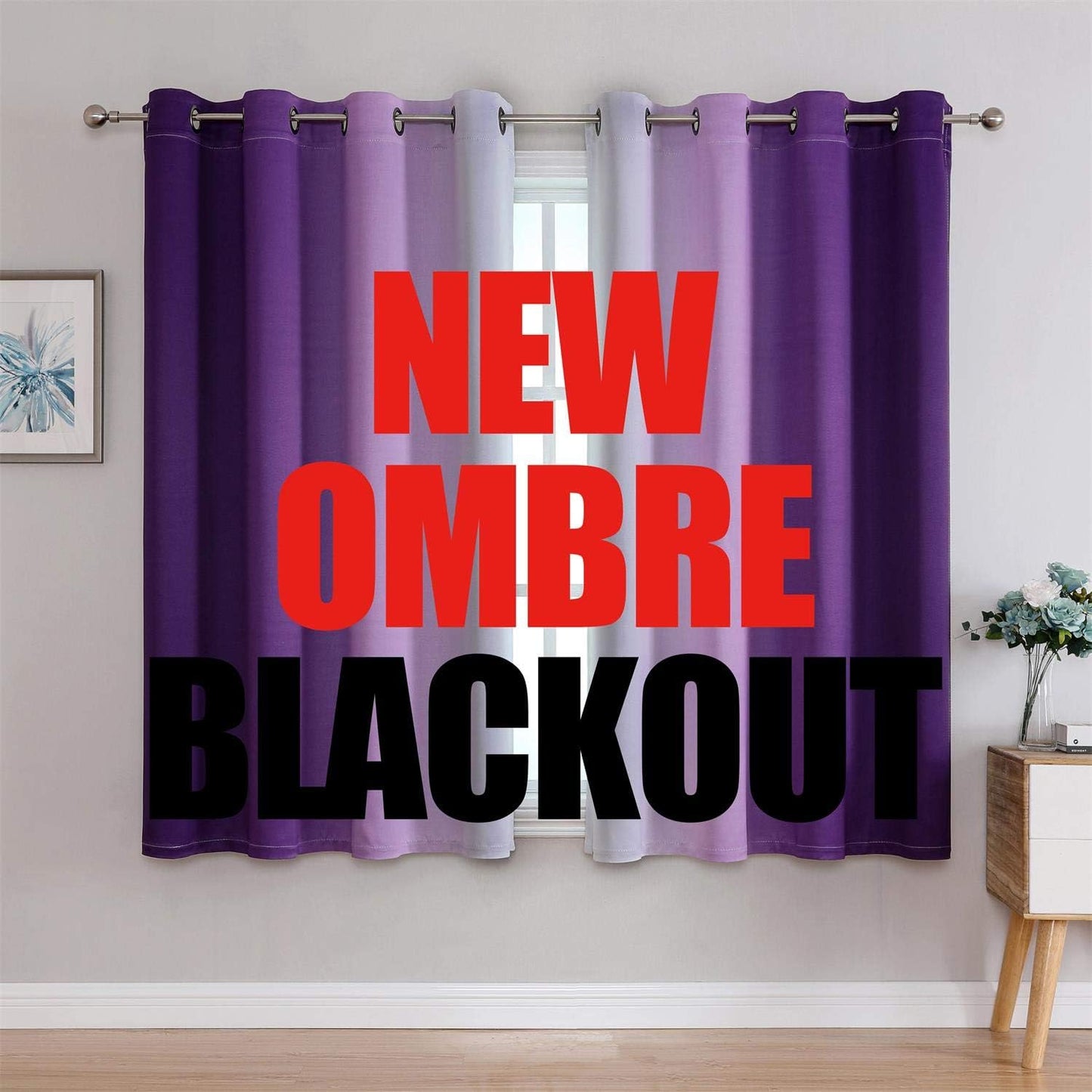 G2000 Blackout Curtains Ombre Design for Bedroom Living Room