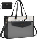 Laptop Tote Bag for Women 15.6ft - Professional 2-in-1 Work Briefcase