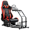Racing Simulator Cockpit with Adjustable Gaming Seat - Stable Sim
