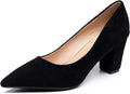 VenusCelia Women's Lewin Pump Chunky Heel Shoe - Comfortable Chic on