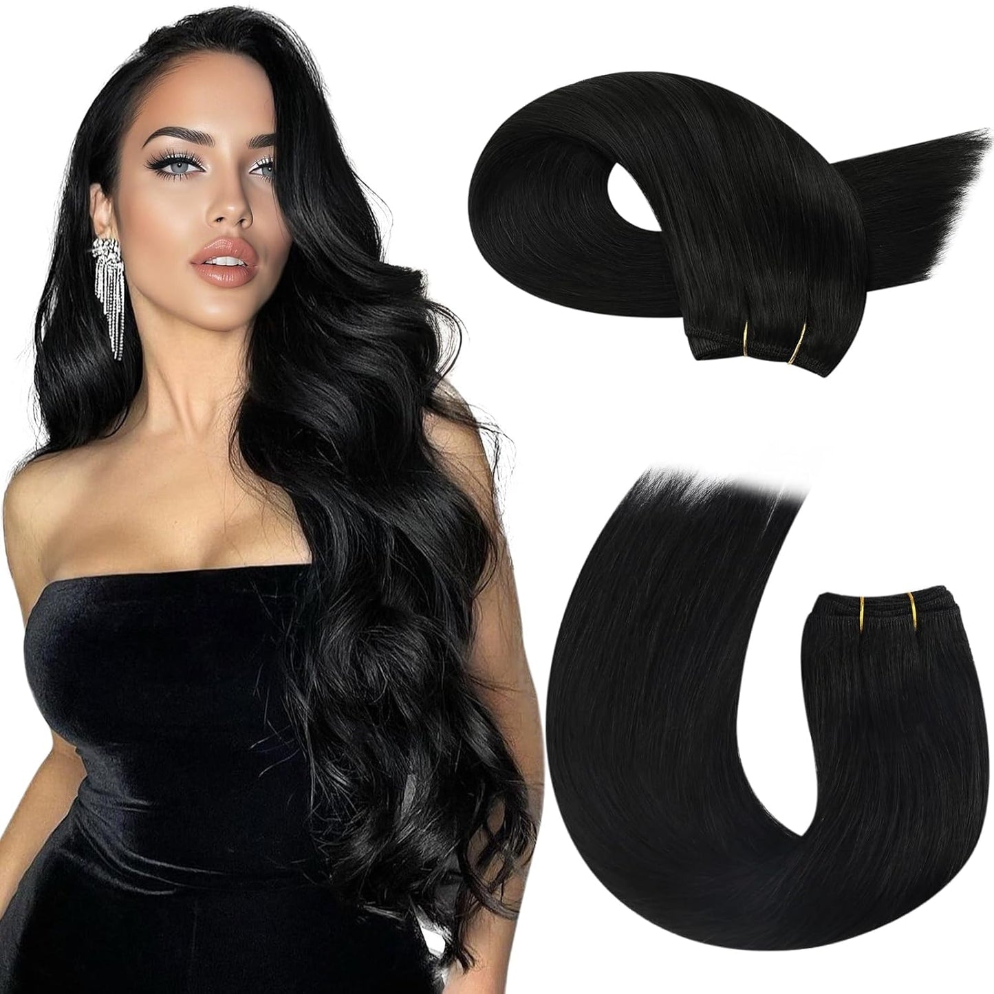 Moresoo Sew in Hair Extensions for Natural Look and Feel