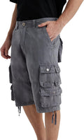 Mens Cargo Shorts Long Capri Below The Knee Relaxed Fit Style