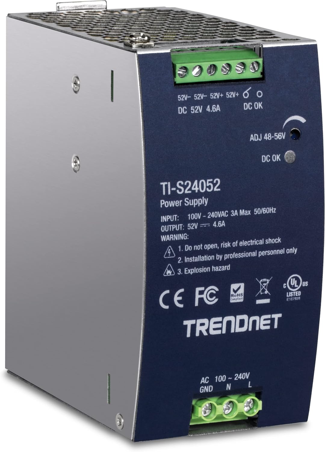 TRENDnet Industrial Power Supply: Built-In Power Factor Controller