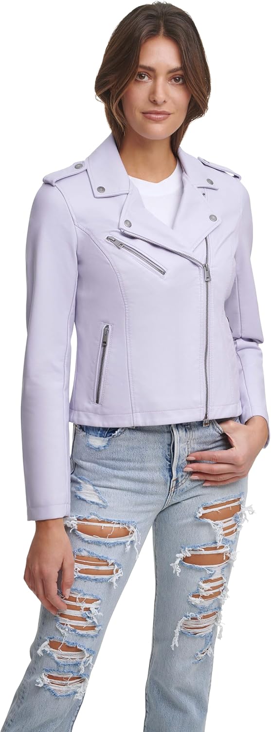 Levi's Women's Classic Faux Leather Moto Jacket for All Sizes