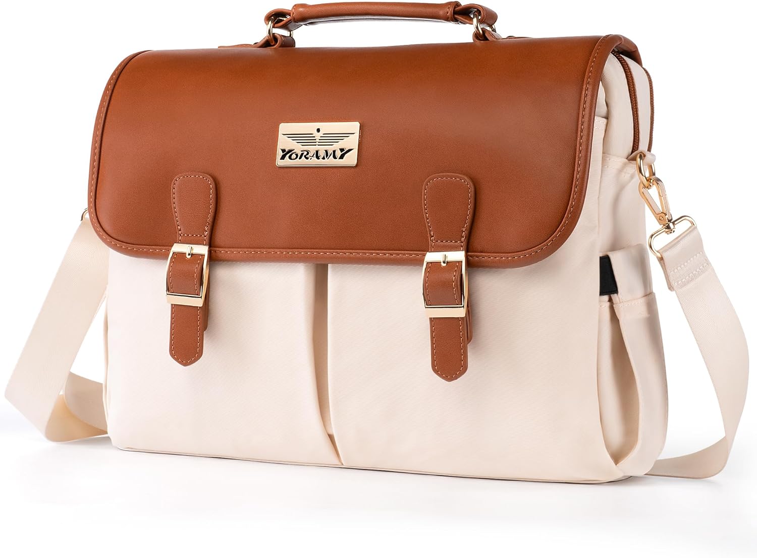 Stylish Laptop Tote Bag for Women with 17 Pockets and More