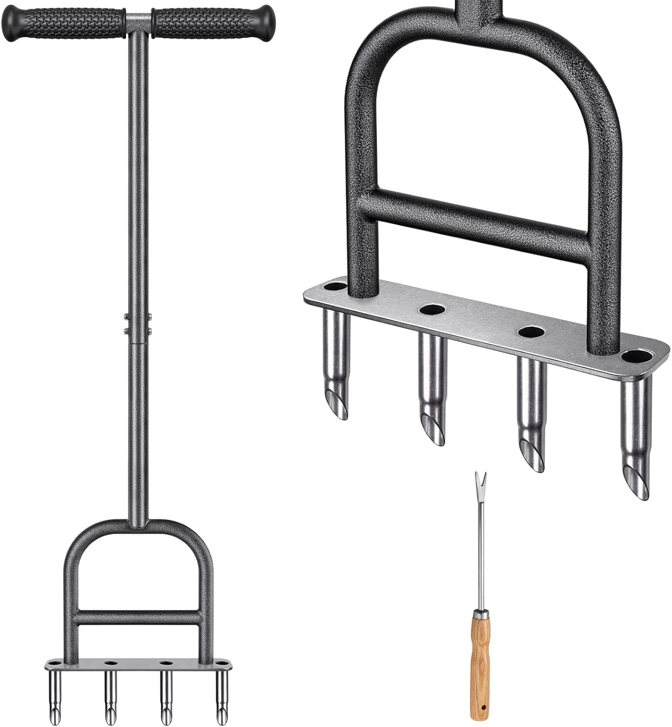 Lawn Coring Aerator Tool for Efficient Yard Aeration and Care