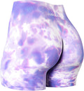 Dream Tie Dye Workout Shorts for Women - Seamless 4in Inseam