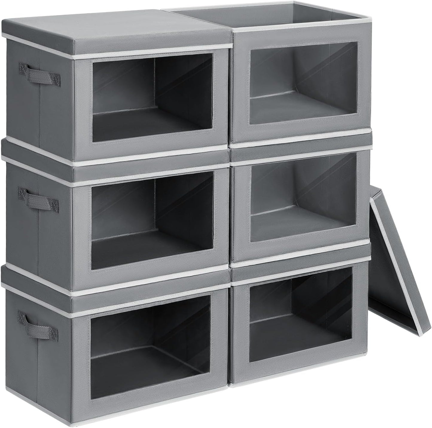 Clothes Organizers and Storage - 6 Pack Large Storage Box