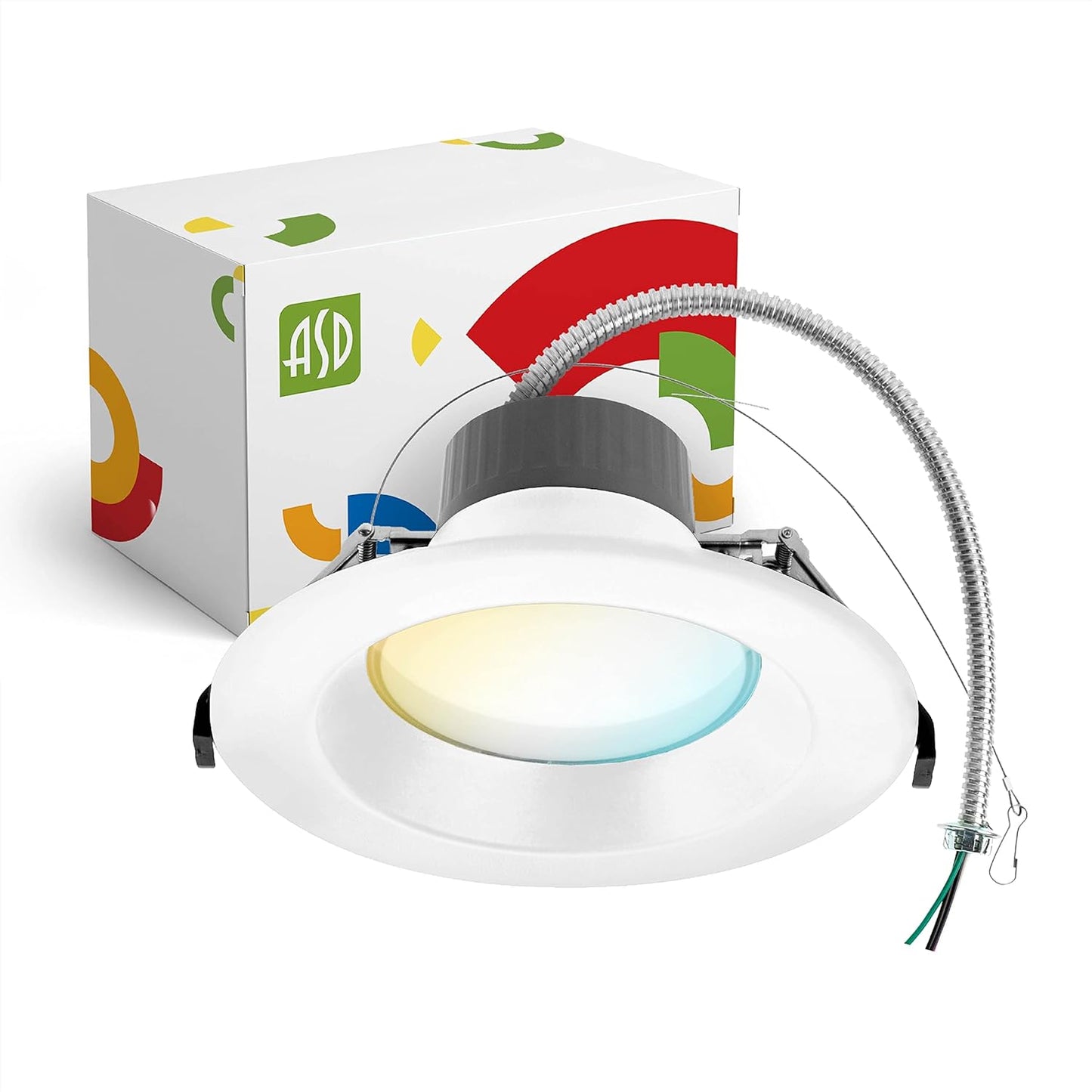 ASD 6 Inch Commercial Canless LED Downlight for Bright Spaces