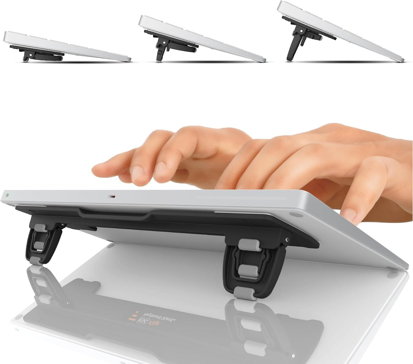Tilted Keyboard Riser for Improved Comfort