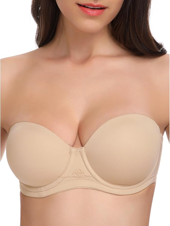 Wingslove Women's Strapless Full Figure Bra for Comfort & Style