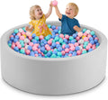 47.2 in x 15.7 in Foam Ball Pit for Toddlers - Spacious Indoor Play