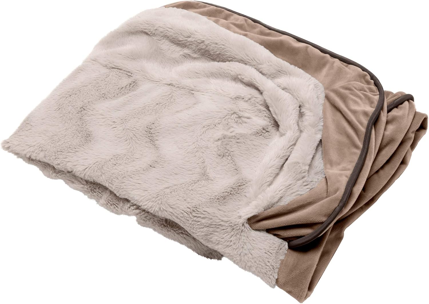 Furhaven Replacement Dog Bed Cover for Jumbo Comfort Plush
