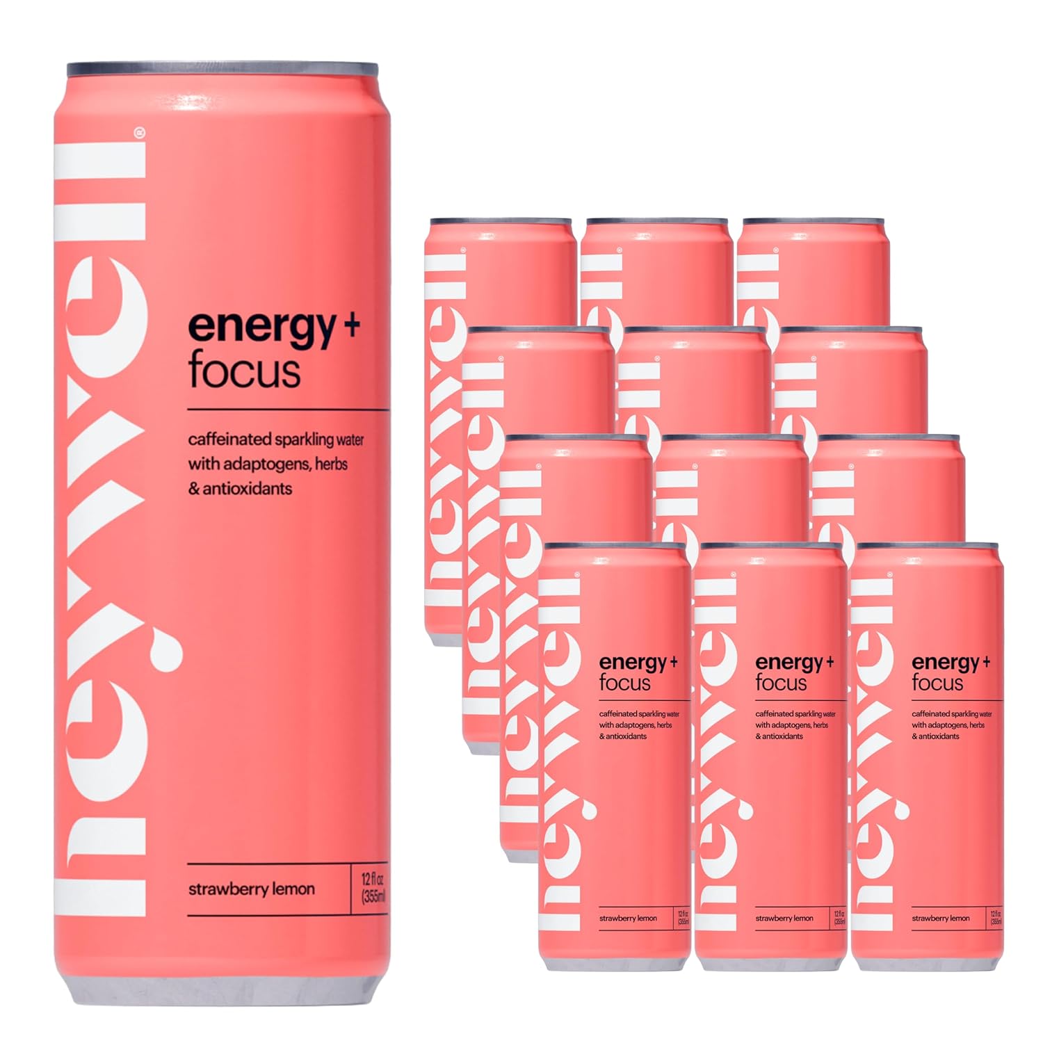 Heywell Sparkling Adaptogenic Water for Energy and Focus
