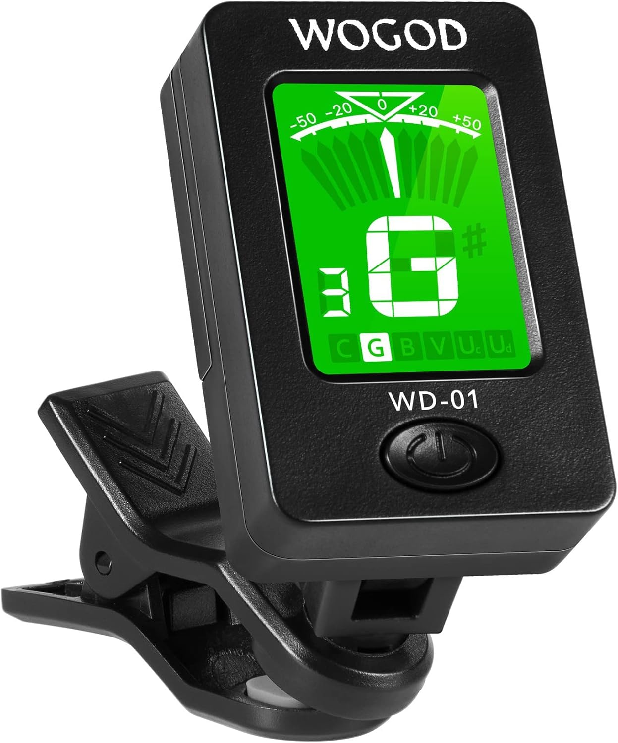 WOGOD Clip-On Chromatic Guitar Tuner