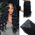 Deep Wave Clip in Hair Extensions 2 Pack 240g - Full, Natural Look