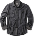 CQR Men's 100% All Cotton Button Down Flannel Shirt - Warm Casual