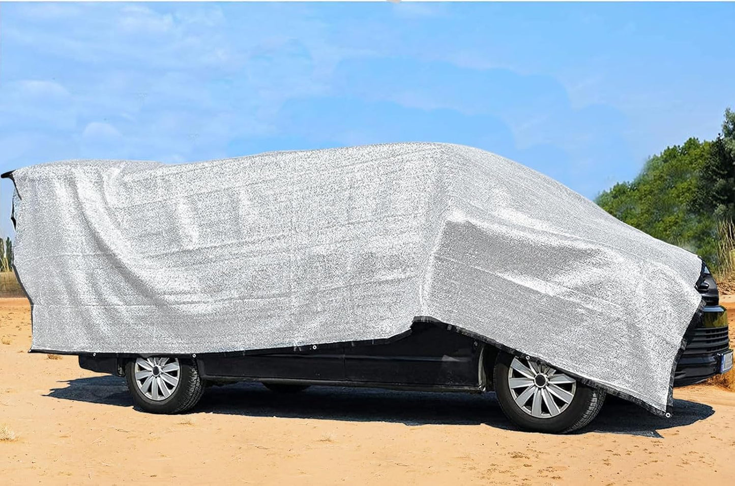 Reflective Aluminum Shade Cloth 10x20ft for Outdoor Use