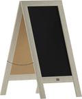 A Frame Chalkboard 40x20 Double-Sided Magnetic Sign - Durable Display
