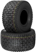 20x10.00-8 Lawn Mower Tubeless Tire 2 Pack - Turf-V 4PR