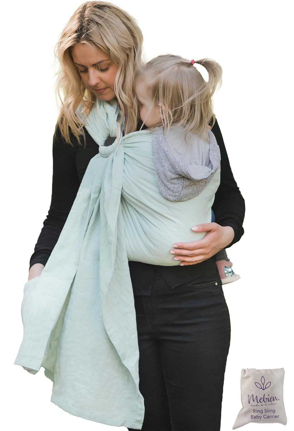 Baby Sling Carrier for Newborn to Toddler - Soft Cotton Wrap