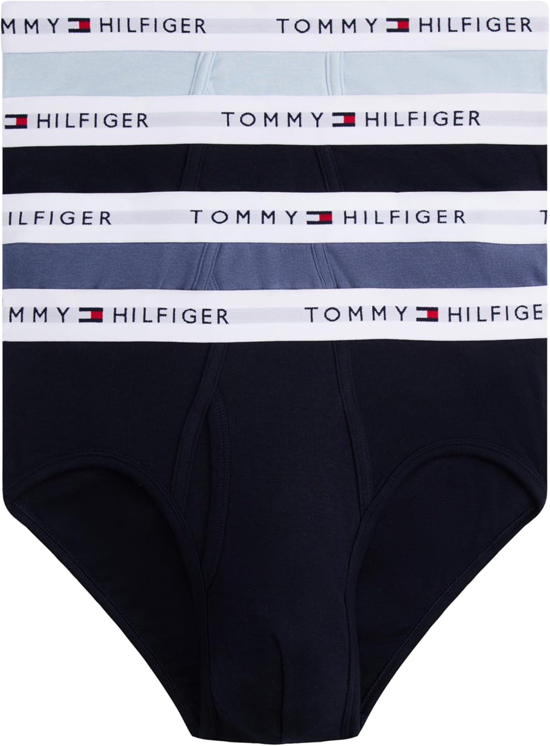 Tommy Hilfiger Men's Cotton Classic Briefs 4-Pack for Comfort
