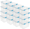 Sterilite 16-Pack Gasket Box 54 Quart - Weather-Resistant Storage