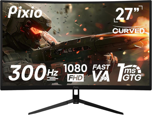 PXC279 Wave 27in Curved Gaming Monitor 300Hz 1ms Response Time
