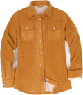 Sherpa Fleece Lined Flannel Shirt Jacket - Cozy Layering Essential