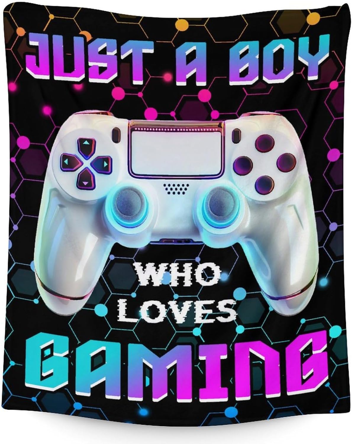 Cozy Gamer Flannel Throw - Kids' Favorite!