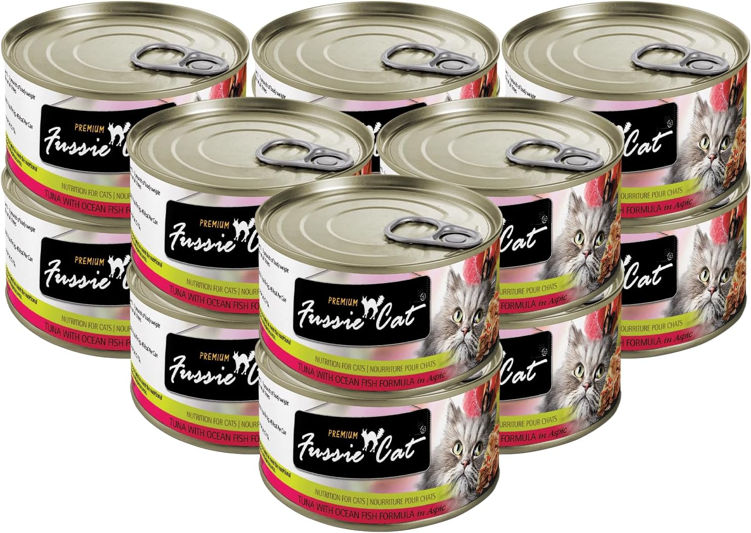 Fussie Cat Premium Tuna with Ocean Fish Wet Cat Food Review