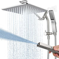 All Metal 10 in Rain Shower Head with Handheld - Dual Mode Comfort