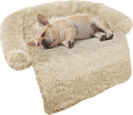 Calming Dog Bed Fluffy Plush Dog Mat for Furniture Protector - Small