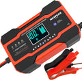 NEXPEAK NC201 10-Amp Battery Charger - Fast 12V/24V Maintainer