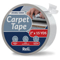 Reli. Carpet Tape 2 in x 15 Yards - Heavy Duty Double Sided Tape