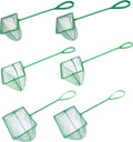 Aquarium Fish Net Fine Mesh Nylon Net with Long Handle - Quick Catch