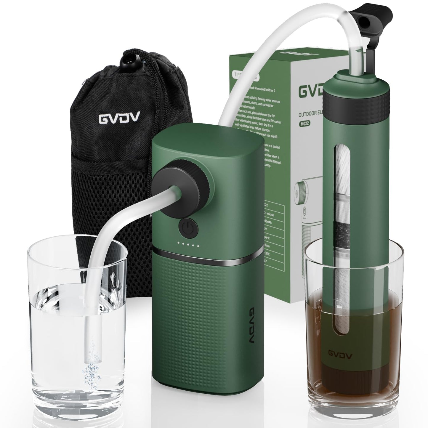 Pure H2O Anywhere: GVDV 0.01 Micron Water Filter