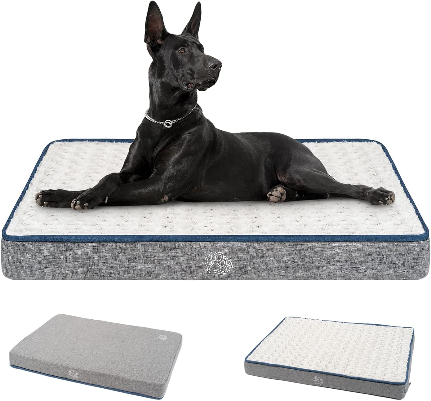 Reversible Cool and Warm Dog Bed for All Seasons Comfort