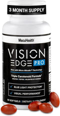 Eye Supplement for Athletes - Lutein, Zeaxanthin & Omega-3 (90