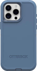 OtterBox iPhone 15 Pro Max Defender Series Case - Baby Blue Jeans