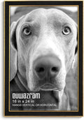 Suede 16x24 Frame - Elegant Black 16 x 24 Poster Frame