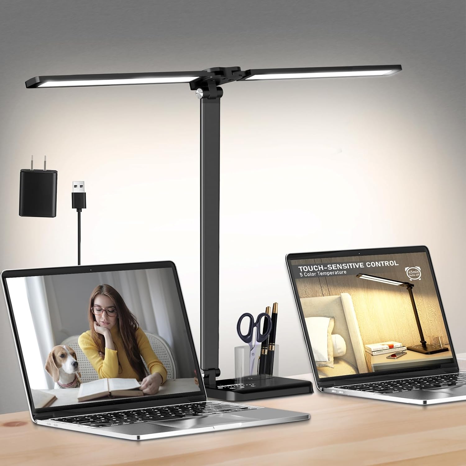 CHARYJOD Dimmable LED Architect Desk Lamp
