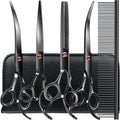 Professional Dog Grooming Scissors Kit 6 in 1 - Precision Trimming