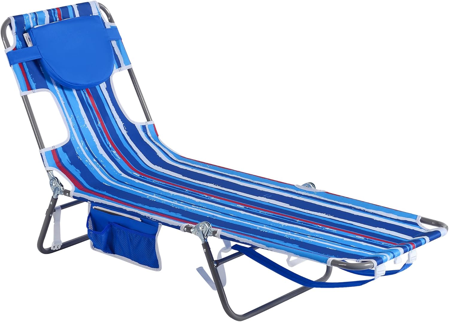 SUNNYFEEL Beach Lounge Chair: Portable Reclining Tanning Chair