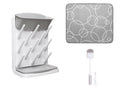 Ubbi Vertical Bottle Drying Rack Bundle - Space Saving Baby Drying Set