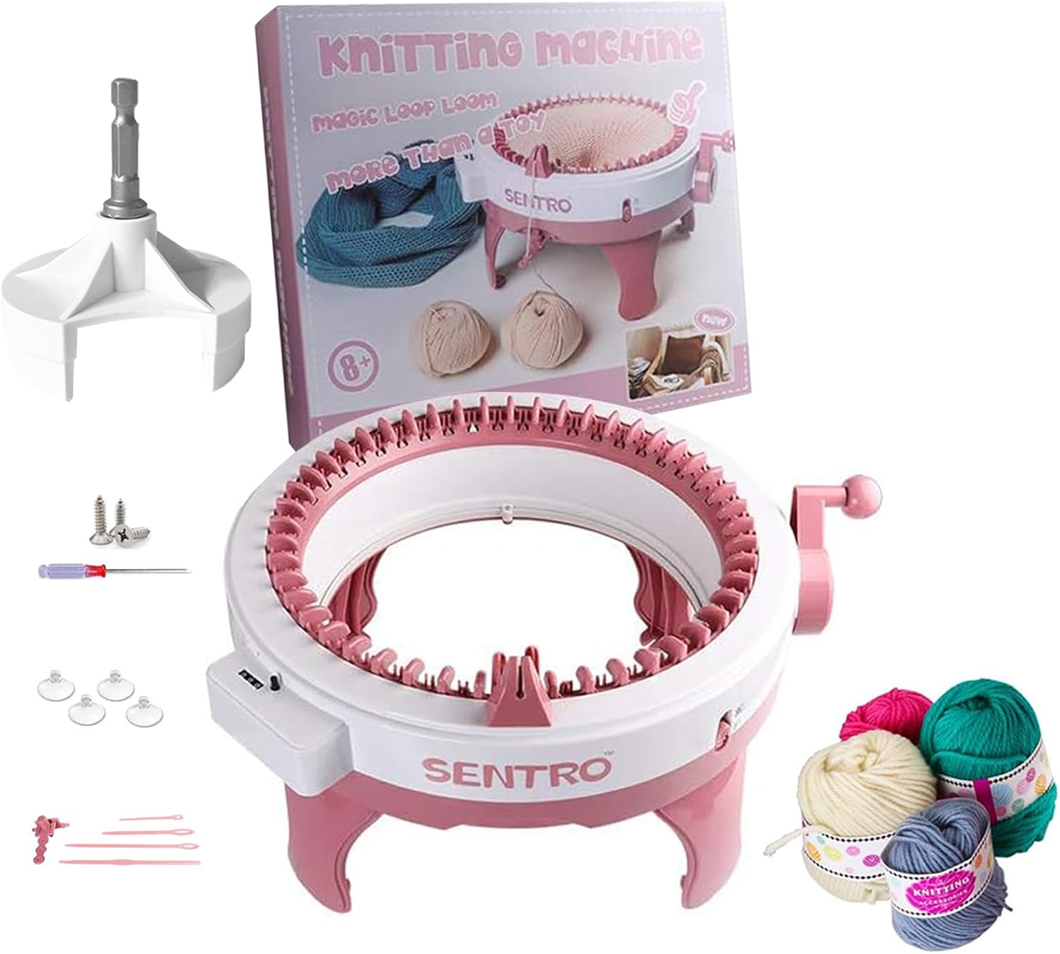 SENTRO 48 Needles Knitting Machine for Easy and Fast Knitting