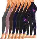 High Waisted Leggings for Women 7 Pack - Tummy Control Comfort