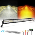 42 in Curved LED Light Bar 240W Amber White - 6 Modes